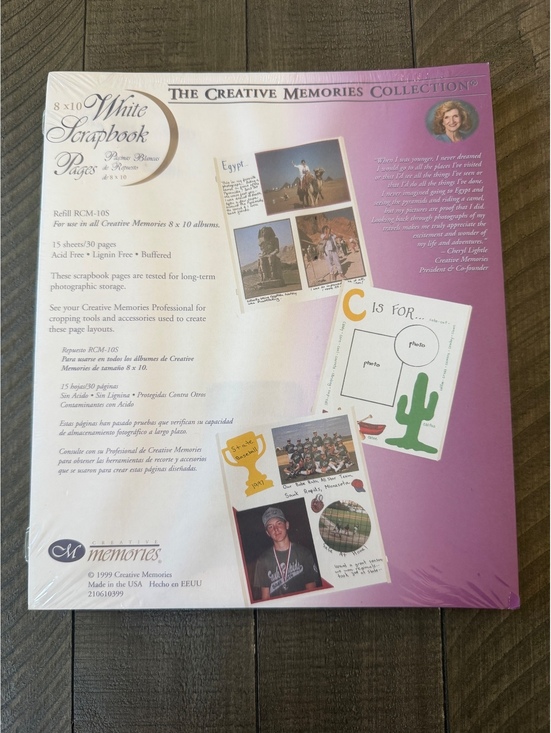 Creative Memories Other - Creative Memories 8x10 White Scrapbooking Pages Refill RCM-10S from 1999